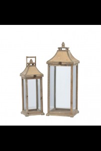 SET OF 2 PACIFICA LANTERNS [901397] SHIP PALLET ONLY